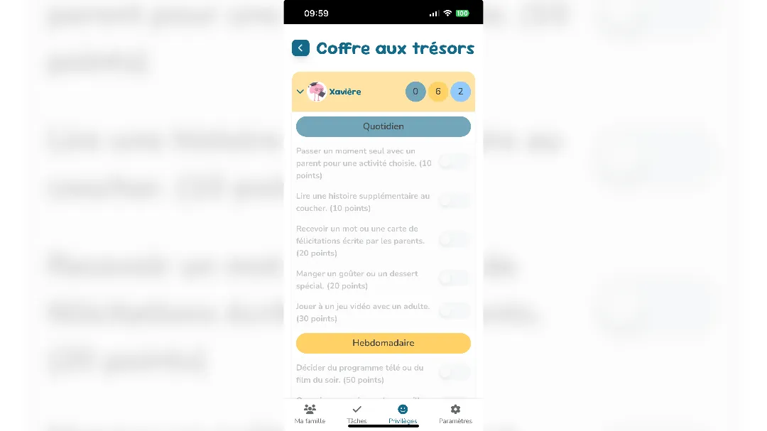 Interface de gestion de tâches